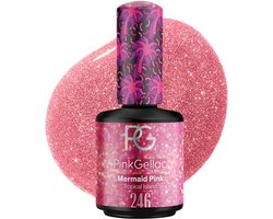 Pink Gellac Glanzende Roze Gellak 15ml - Gel Lak Nagellak - Gelnagels Producten - Gel Nails - 246 Mermaid Pink — cadeau in Verzorging