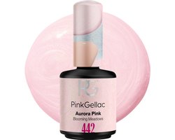 Pink Gellac Gellak - 442 Aurora Pink 15ml - Roze Gel Nagellak - Gellac - Gel Nagels Producten — cadeau in Verzorging